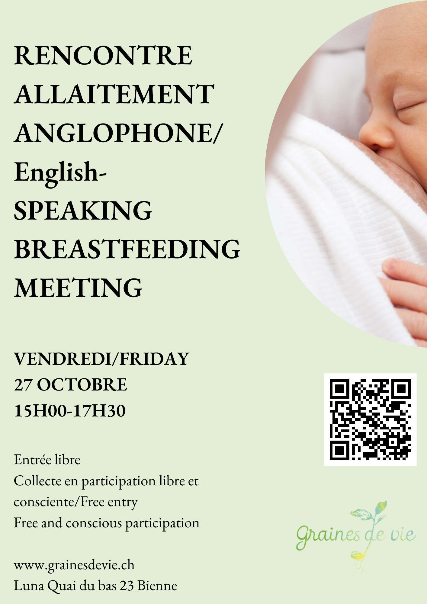 English-SPEAKING BREASTFEEDING MEETING