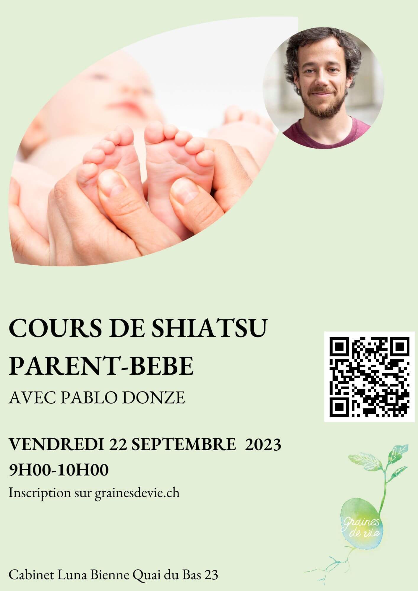 COURS DE SHIATSU PARENTS-BEBE