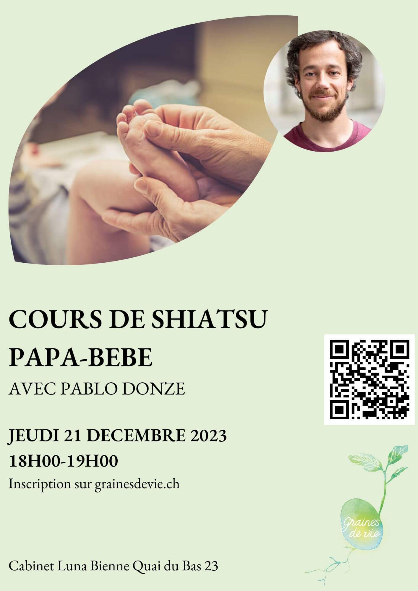 COURS DE SHIATSU PAPA-BEBE