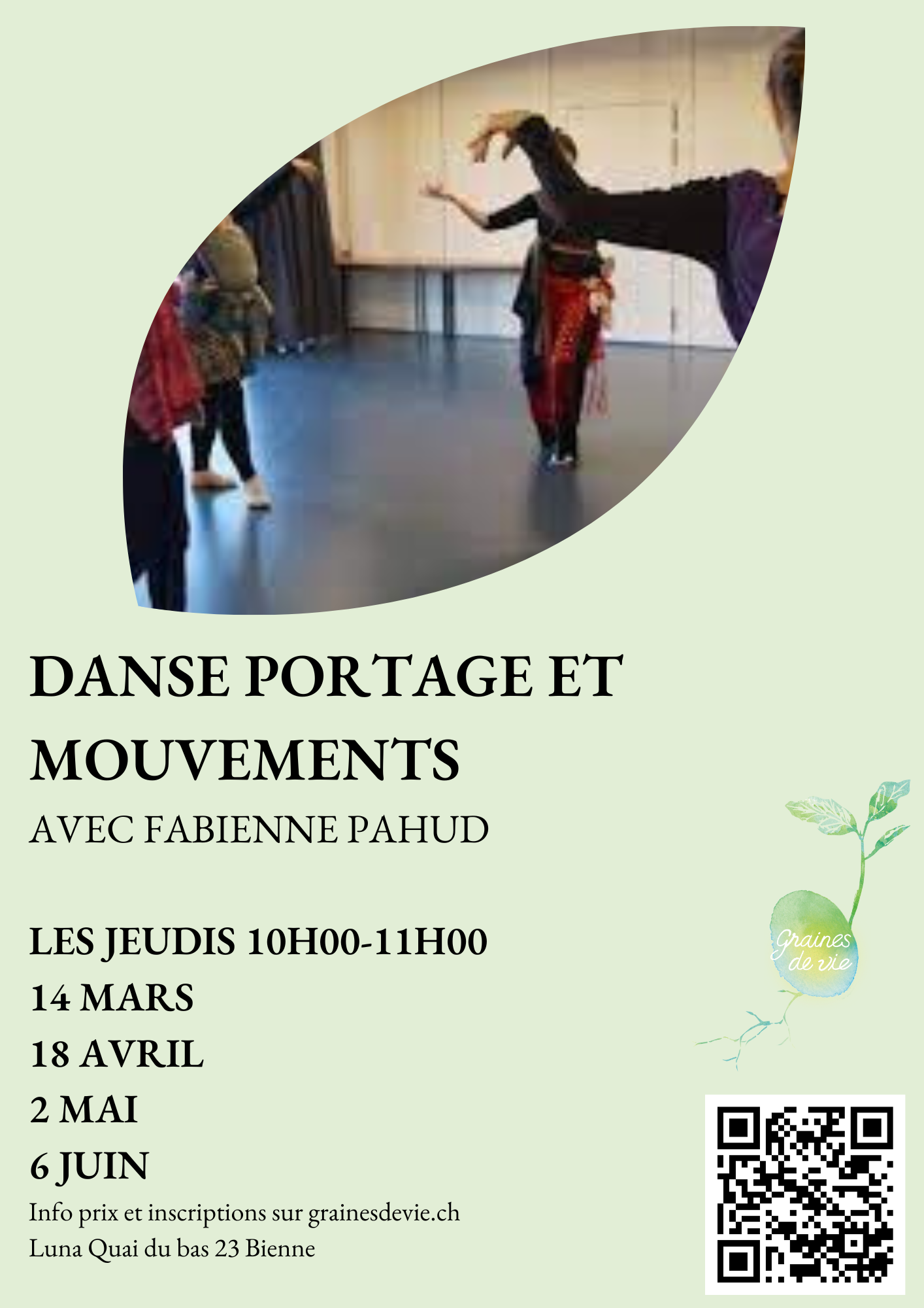 Danse portage et mouvements