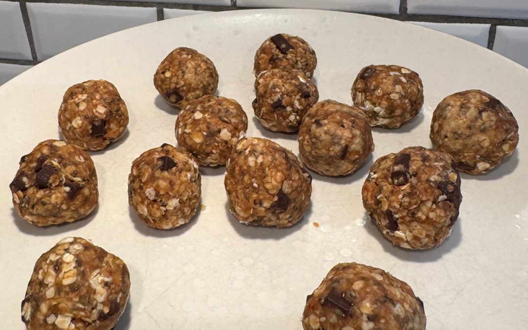 Wellness recipe: energy balls for nursing mothers